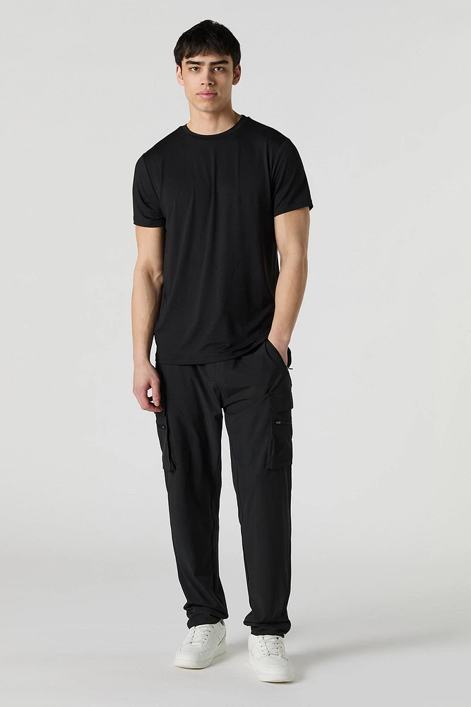 Active 4-Way-Stretch Drawstring Cargo Pant