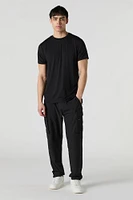 Active 4-Way-Stretch Drawstring Cargo Pant