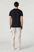 Pantalon cargo extensible à 4 sens avec taille coulissante Active