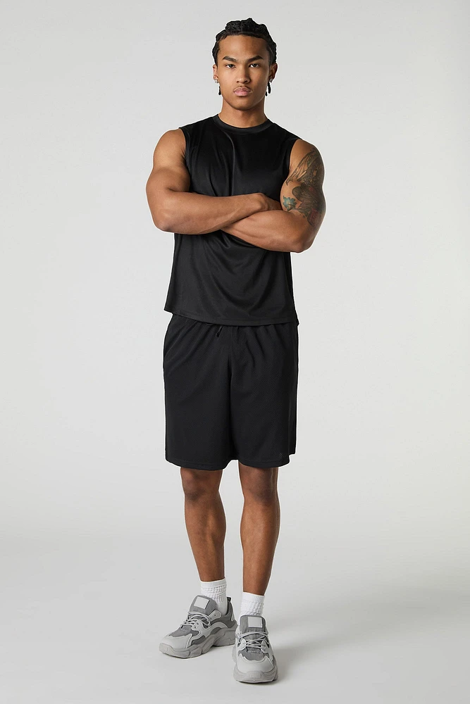 Active Mesh Drawstring Short