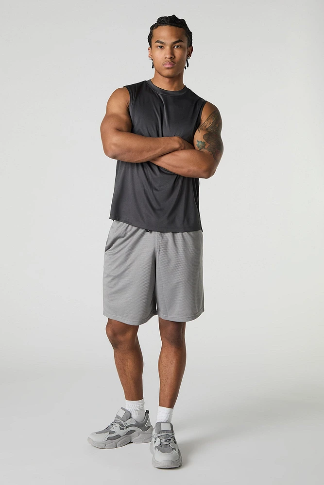 Active Mesh Drawstring Short