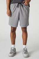 Short Active en filet à taille coulissante