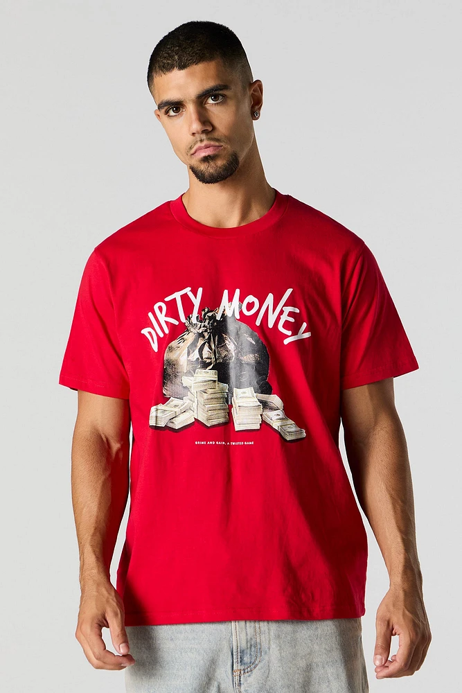 T-shirt à imprimé Dirty Money