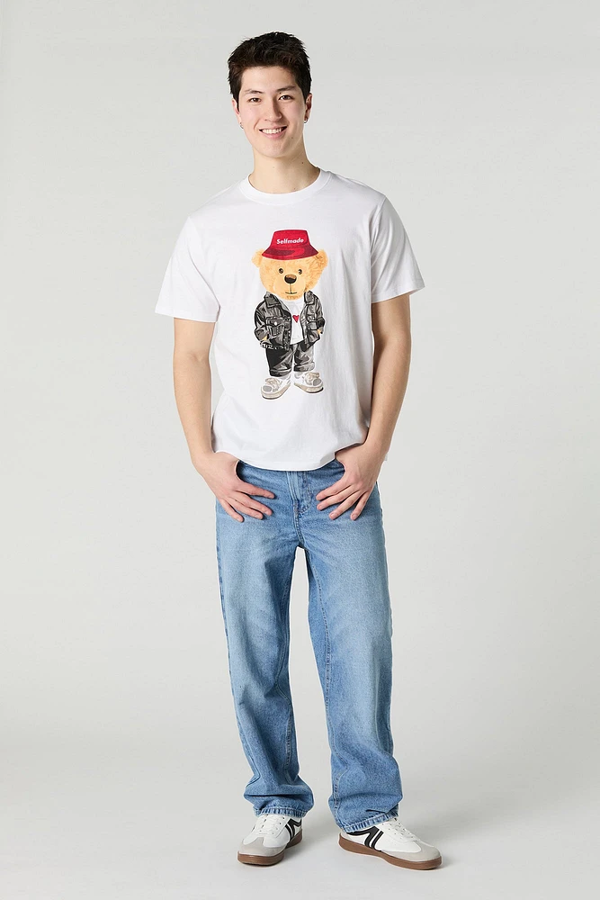 Self Made Bear Graphic T-Shirt