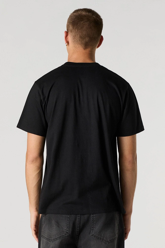 T-shirt à imprimé Skull Heart