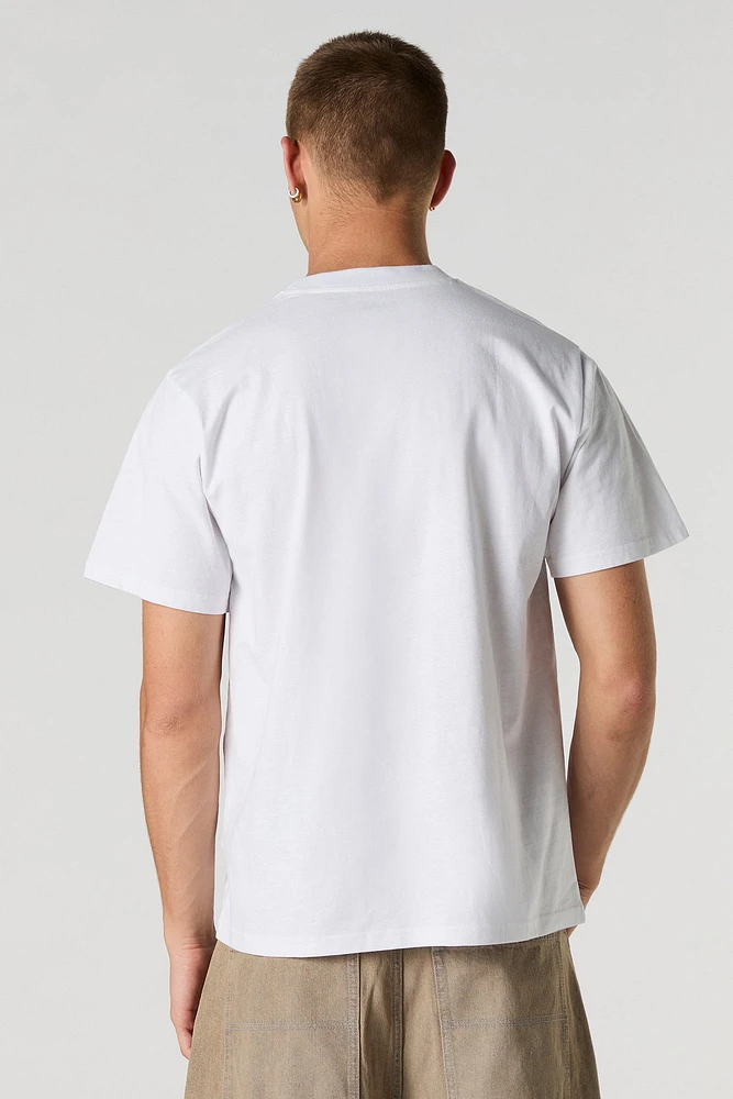 T-shirt à imprimé Skull Cross