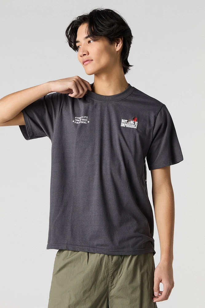 Nothing is Impossible Puff Print T-Shirt