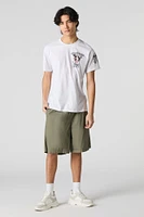 On My Mind Puff Print T-Shirt