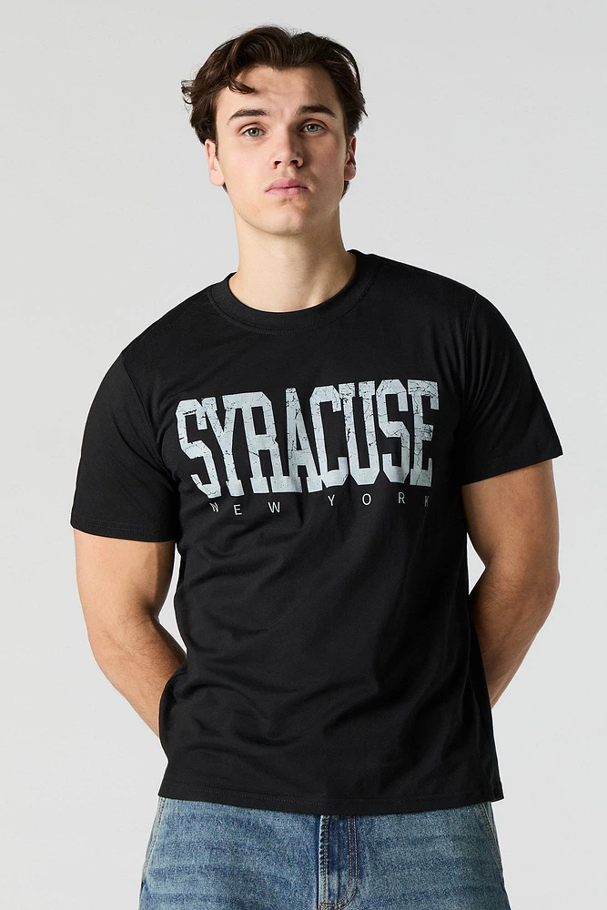 T-shirt à imprimé Syracuse
