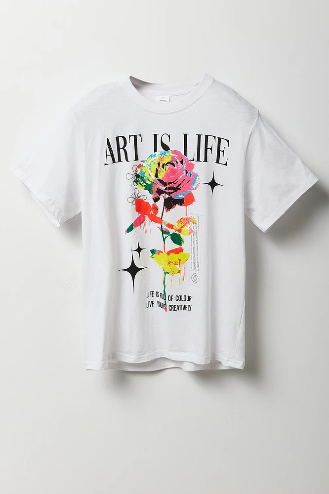 Art is Life Graphic T-Shirt