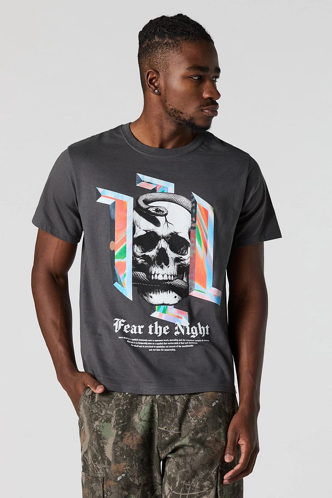 T-shirt à imprimé Fear the Night