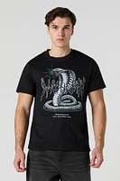 T-shirt à imprimé Snake