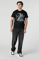 T-shirt à imprimé Snake