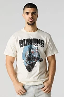 T-shirt à imprimé Burning Bridges