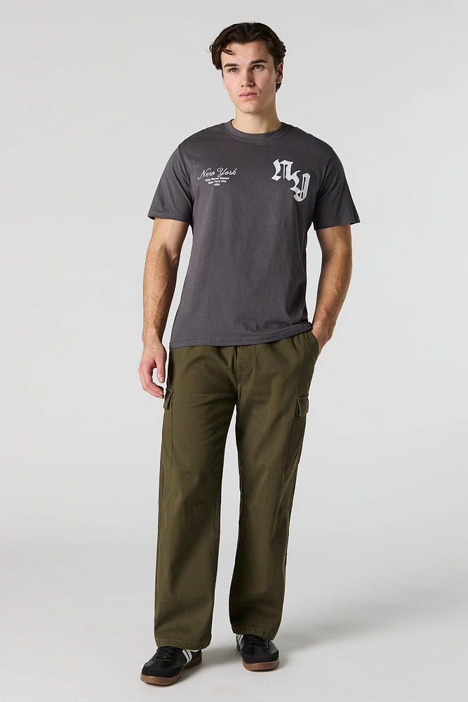 T-shirt à imprimé NYC