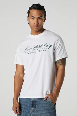 T-shirt à imprimé New York
