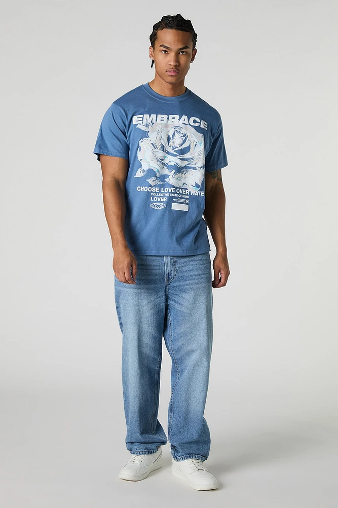T-shirt à imprimé Embrace