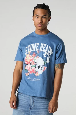 T-shirt à imprimé Stone Heart