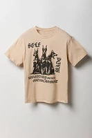 T-shirt à imprimé Dobermann
