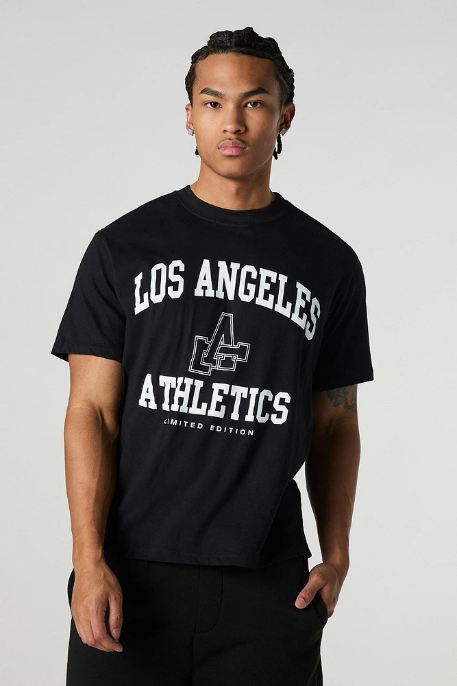 T-shirt à imprimé LA Athletics