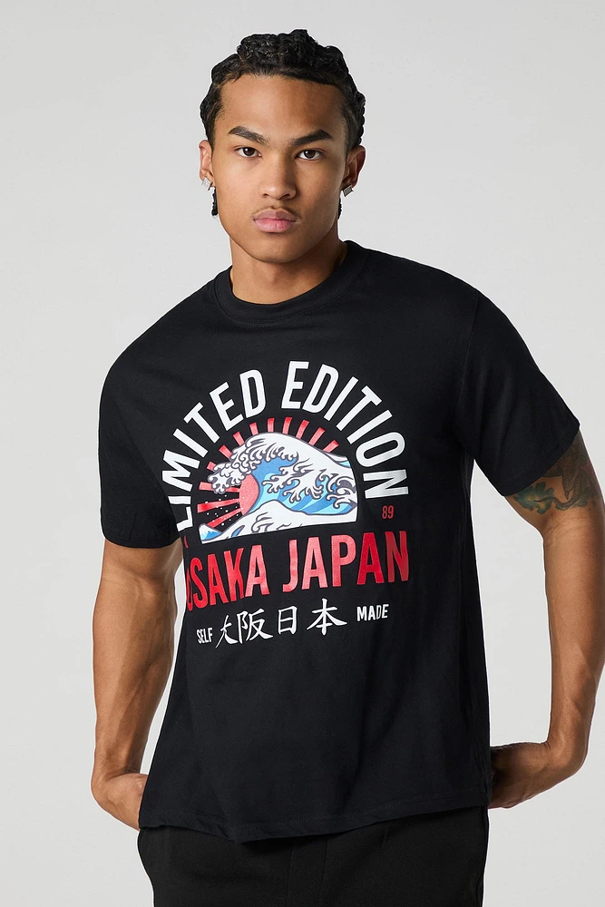 T-shirt à imprimé Osaka Japan