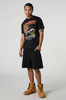 T-shirt à imprimé LA Racing