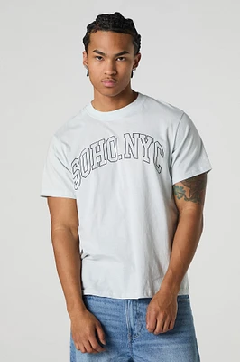 T-shirt à imprimé SoHo NYC