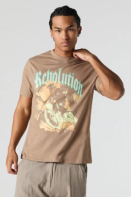 T-shirt à imprimé Dirt Bike