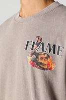 T-shirt à imprimé Flame