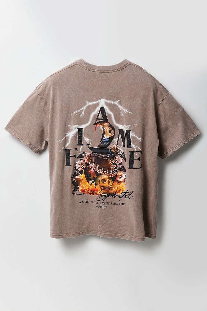 Flame Graphic T-Shirt