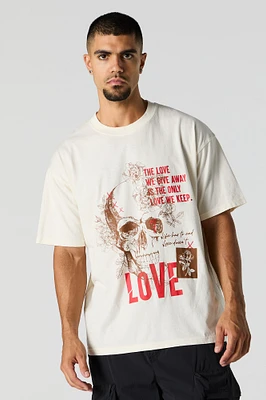 T-shirt à imprimé Love We Give Away