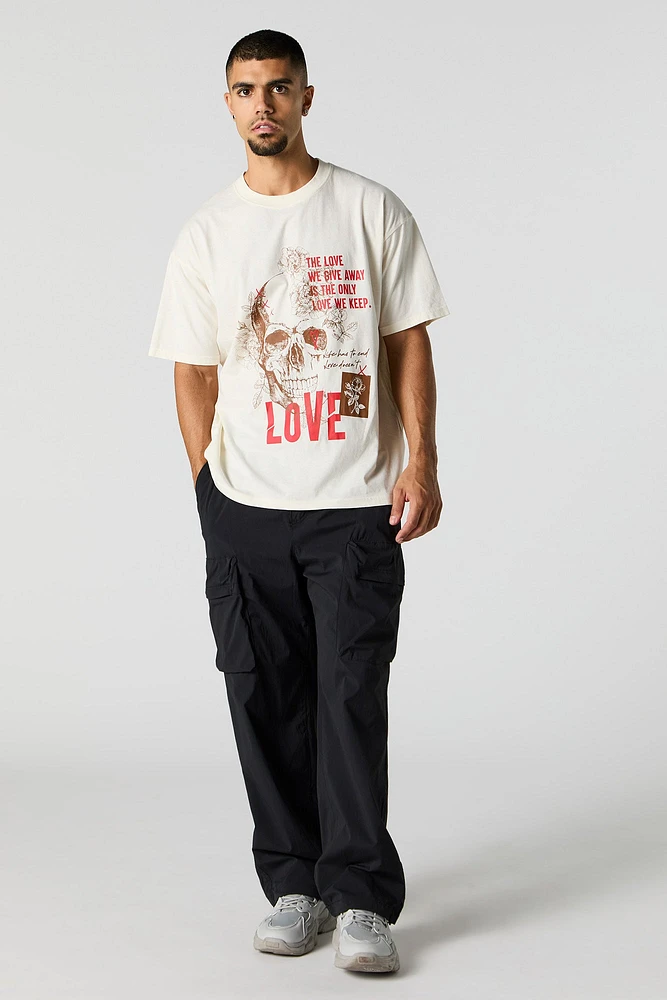 T-shirt à imprimé Love We Give Away