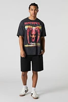 Rebel Graphic Washed T-Shirt