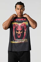 Rebel Graphic Washed T-Shirt