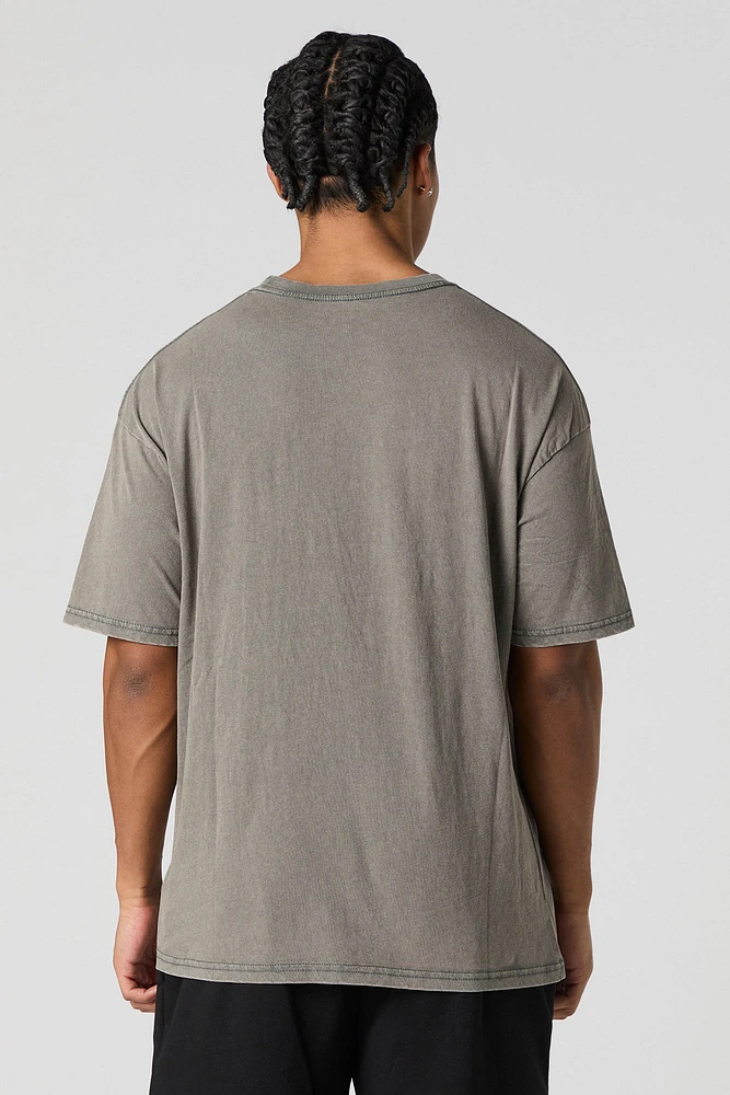 Malibu Beach Graphic Washed T-Shirt
