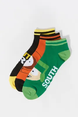 South Park Graphic Ankle Socks (3 Pack)