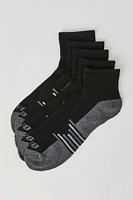 Athletic Marled Quarter Socks (5 Pack)