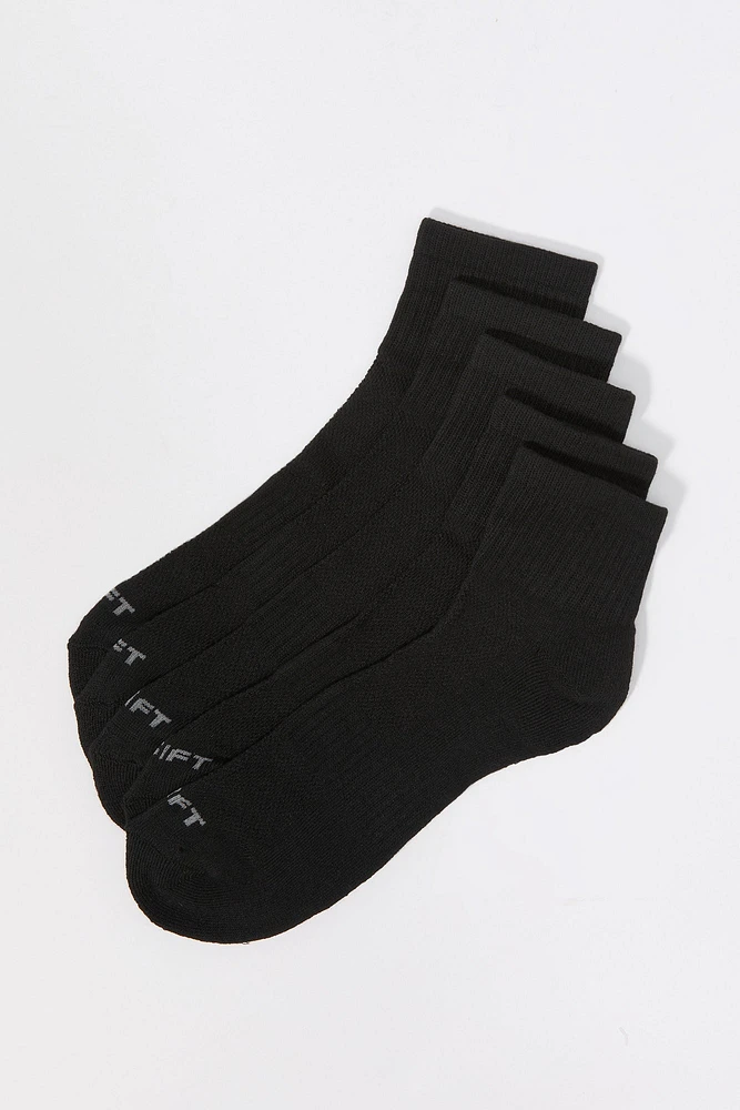 Chaussettes un quart de tous les jours Athlétisme (paquet 5