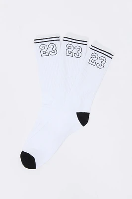 23 Crew Socks (3 Pack)