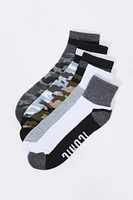 Chaussettes sport avec motif camouflage (5 paires)