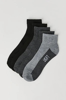 Athletic Quarter Socks (5 Pack)