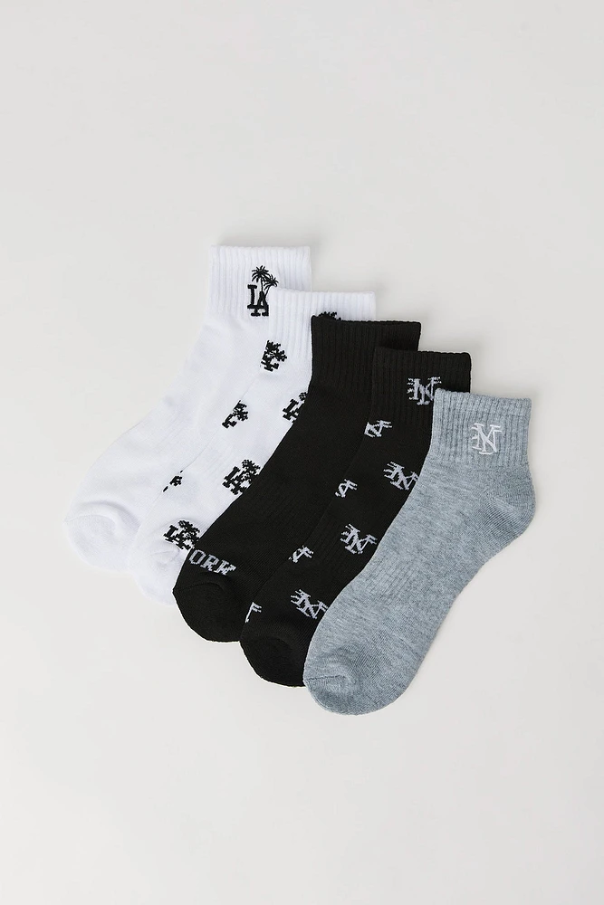 City Quarter Socks (5 Pack)