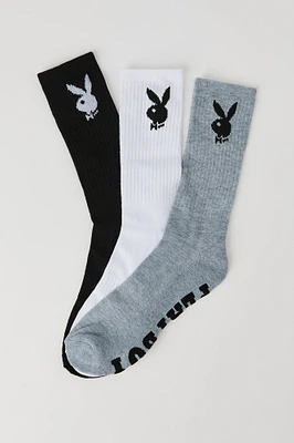 Playboy Crew Socks (3 Pack)