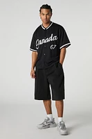 Canada Graphic Mesh Baseball Jersey