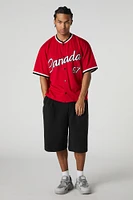 Canada Graphic Mesh Baseball Jersey