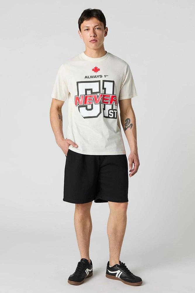 T-shirt à imprimé Always 1st Never 51st Canada
