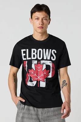 Elbows Up Canada Graphic T-Shirt