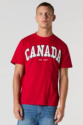 T-shirt à imprimé Canada