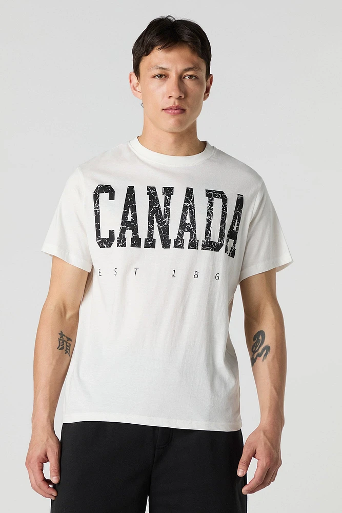 T-shirt à imprimé Canada