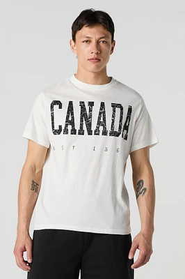 T-shirt à imprimé Canada